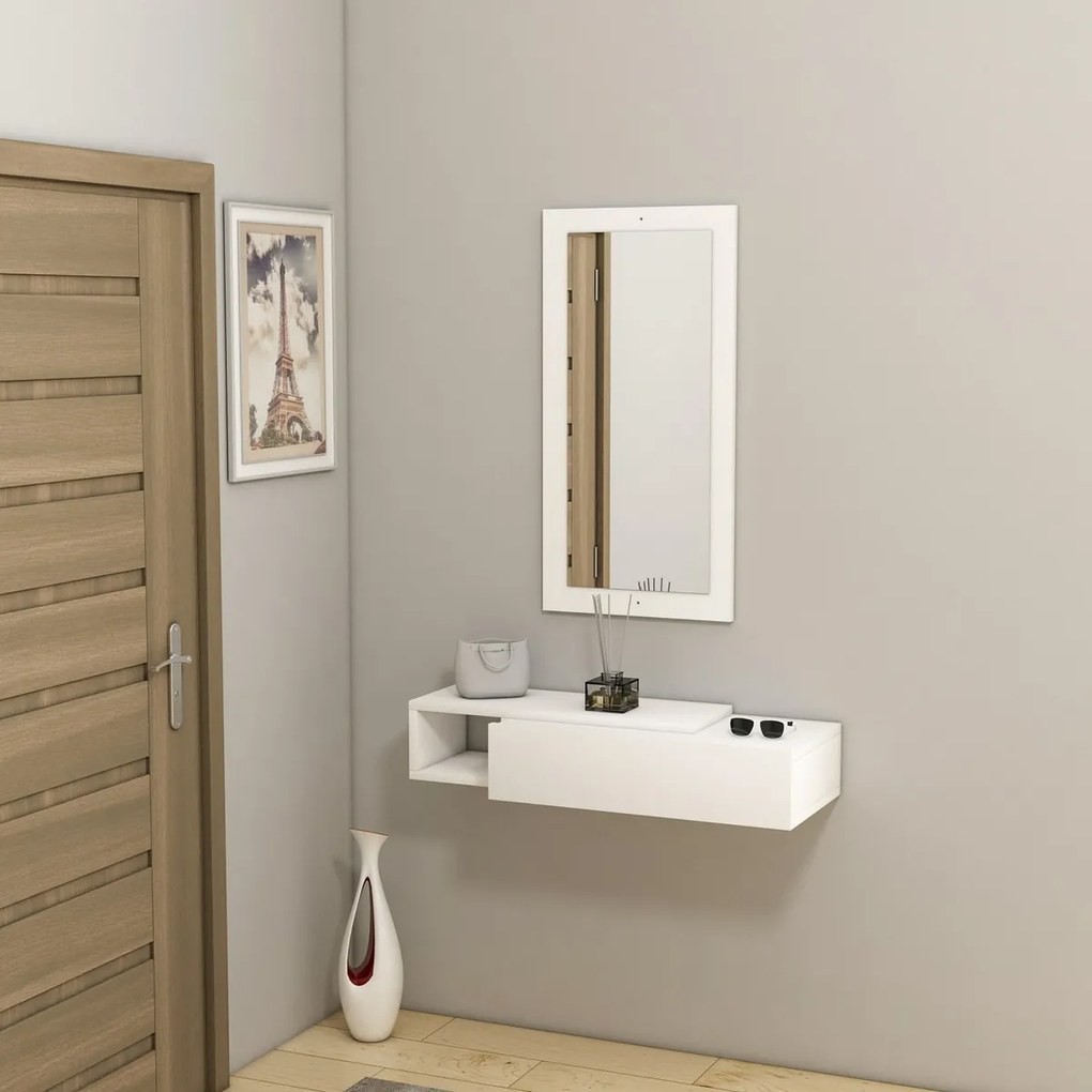 Raft decorativ Vien White