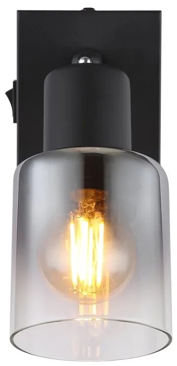 Aplica de perete design modern Hubertus negru