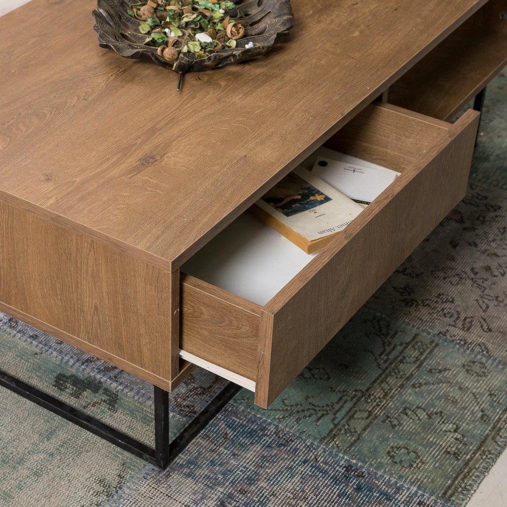 Mobilier living Lexuna 8 (Nuc + Negru). 1089086