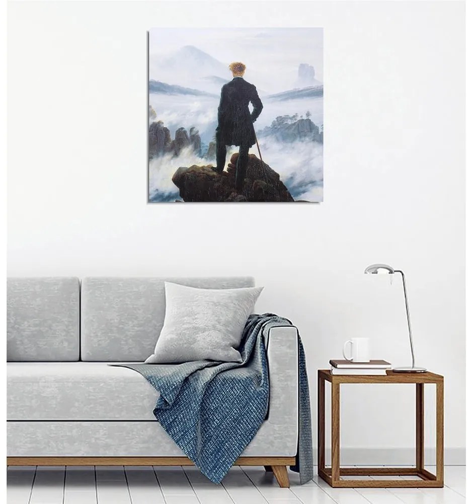 Tablou tip replică 45x45 cm Caspar David Friedrich – Wallity