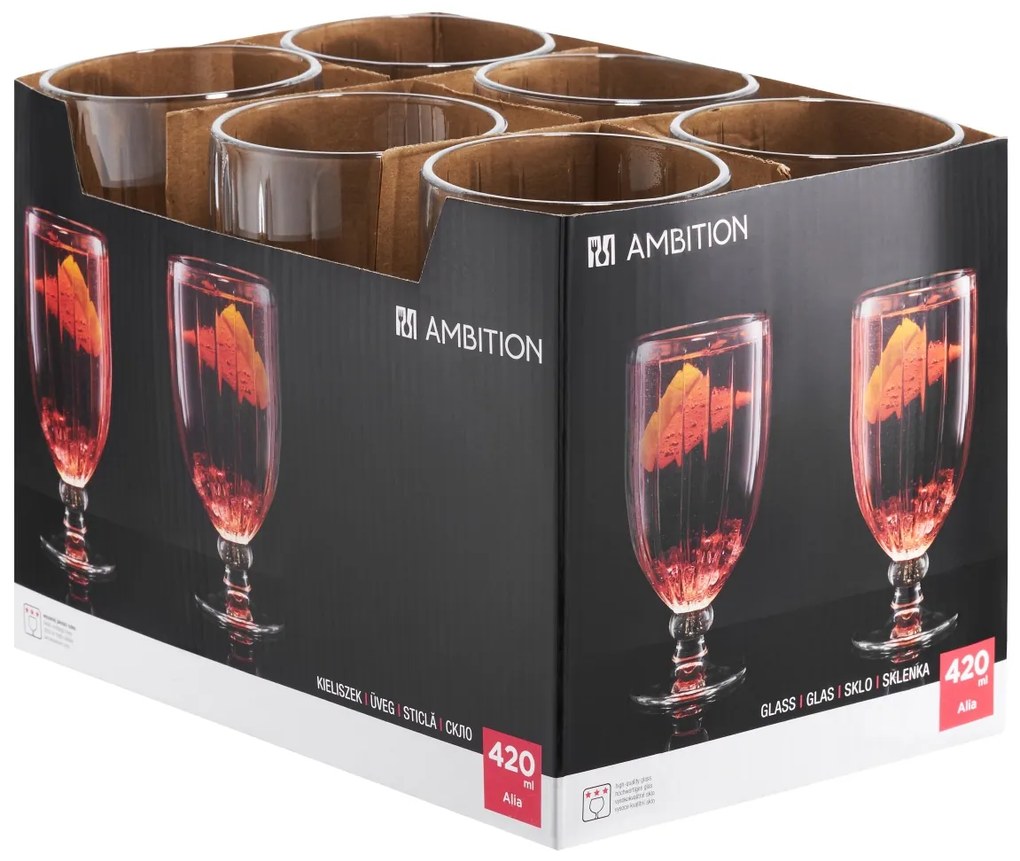 Pahar cu picior 420ml, Alia