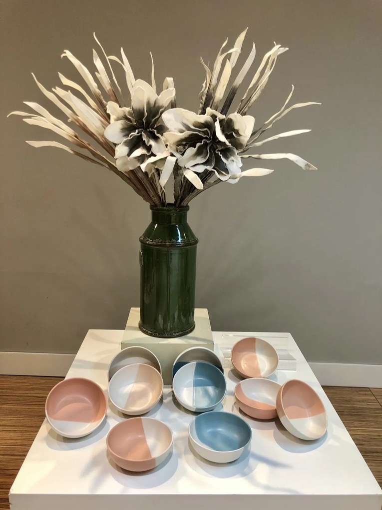 Bol Ceramica Summer (Albastru-Alb)