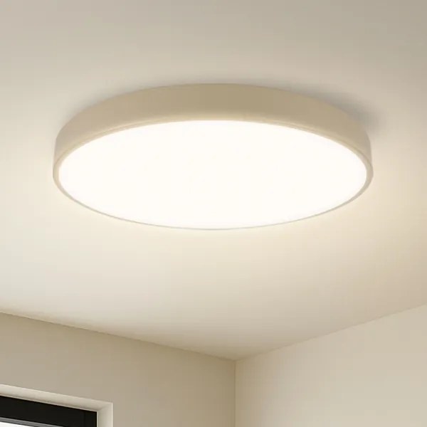 Brilagi - Lampă LED dimabilă POOL SMART, 60W, 230V, diam. 50 cm, Wi‑Fi Tuya, bej + telecomandă