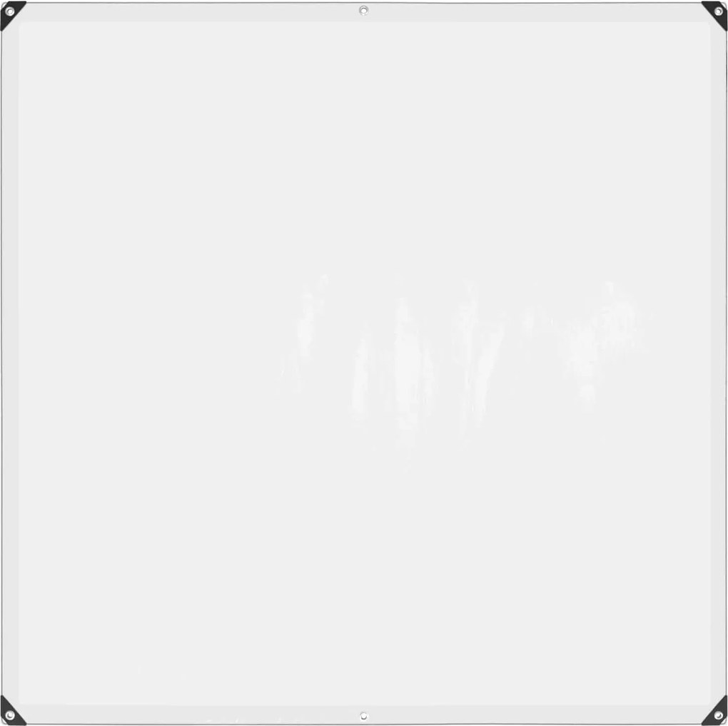 vidaXL Împătură cu ochiuri Transparent 2 x 2 m Polietilenă