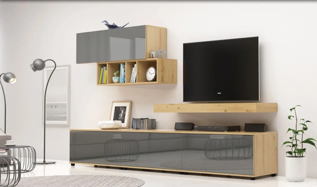 Living-room, GLOBAL404 - artizan/antracit HG