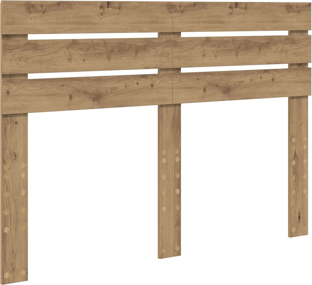 vidaXL Tăblie cap Stejar Artizanal 140 cm Lemn compozit