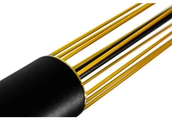 Lustră pe cablu PRESCOT 2xGU10/40W/230V aurie