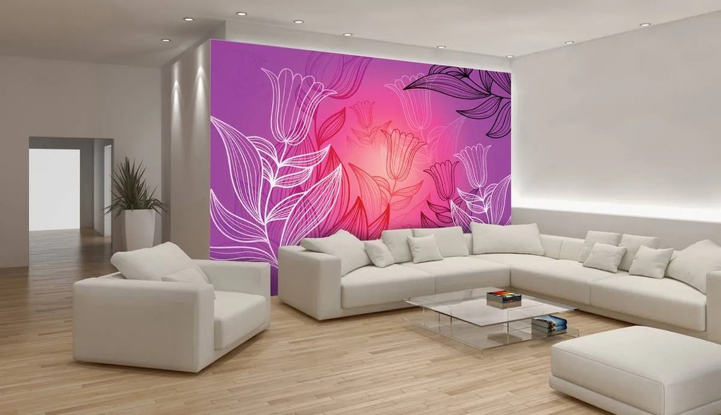 Fototapet - Flori (254x184 cm)