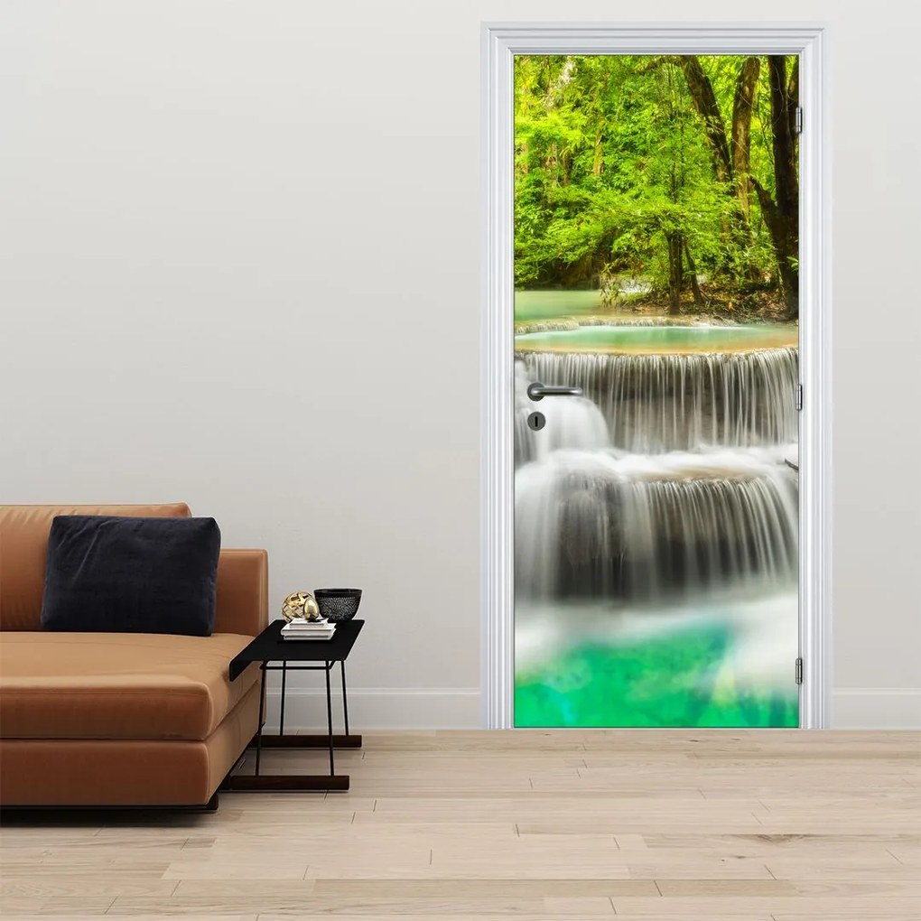 Fototapet pentru ușă - Cascadele (95x205cm)