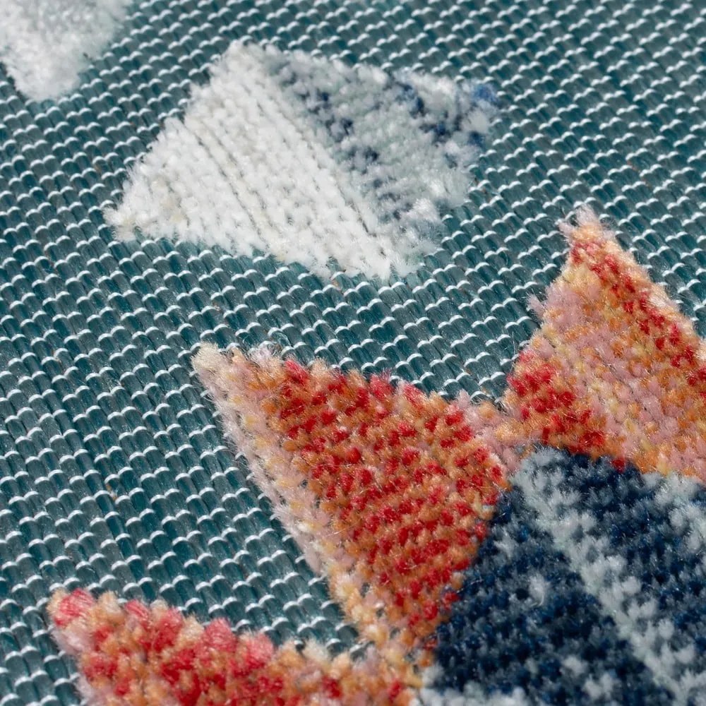 Covor pentru exterior și interior albastru 200x290 cm Avery Blue – Flair Rugs