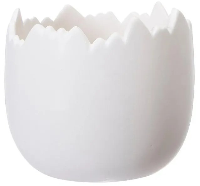 Set de 2 boluri albe din dolomit MONA