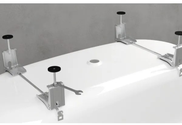 Pachet cada dreptunghiulara otel BetteForm 180x80cm, cu sifon Viega Simplex si picioare, 2950-000+B23-1500+285357