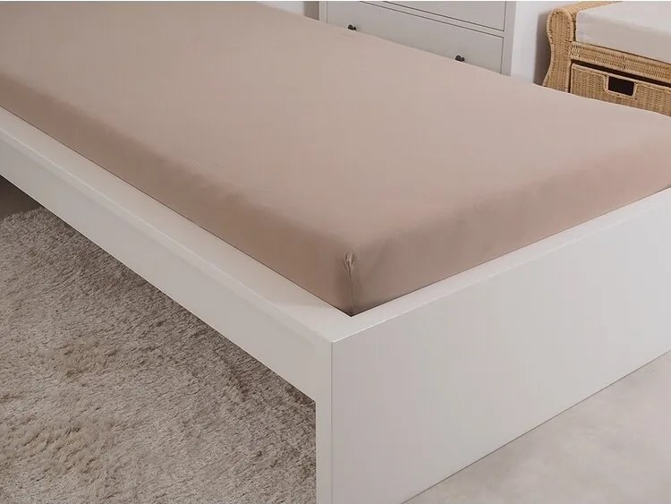 Cearșaf de pat 4Home jersey Ideal nuc, 70 x 140 cm