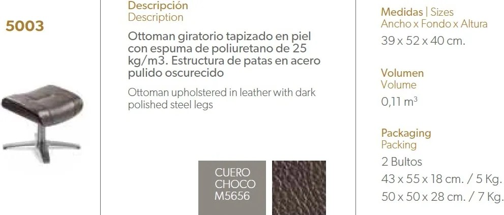 Taburete pivotant, Suport pentru picioare Silviu AC-A985-OTOMAN