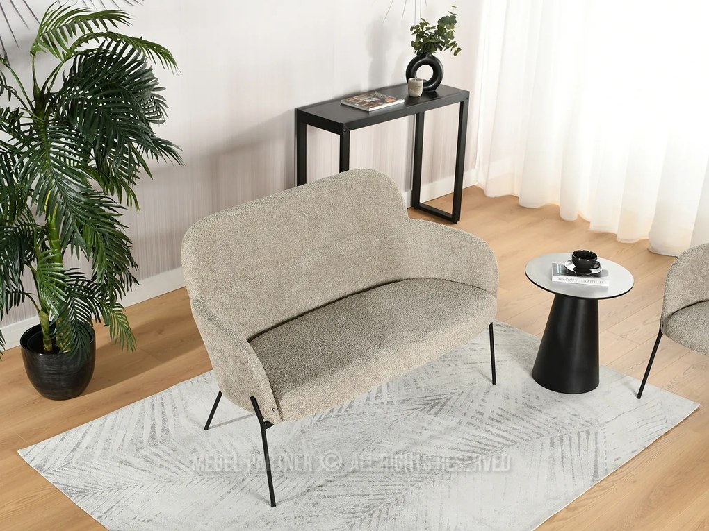 Canapea Baggie S (bej + negru). Promo -35%. 1111386