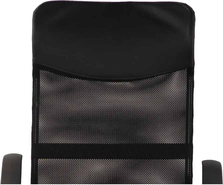 Scaun de birou negru tapițat Arco – Bonami Essentials