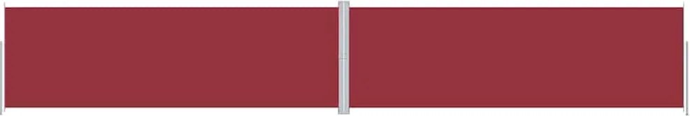 vidaXL Copertină laterală retractabilă, roșu, 200x1200 cm