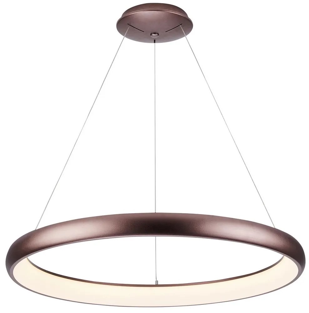 Azzardo AZ5062 -Lustră LED dimabilă pe cablu ANTONIO LED/50W/230V maro + + telecomandă