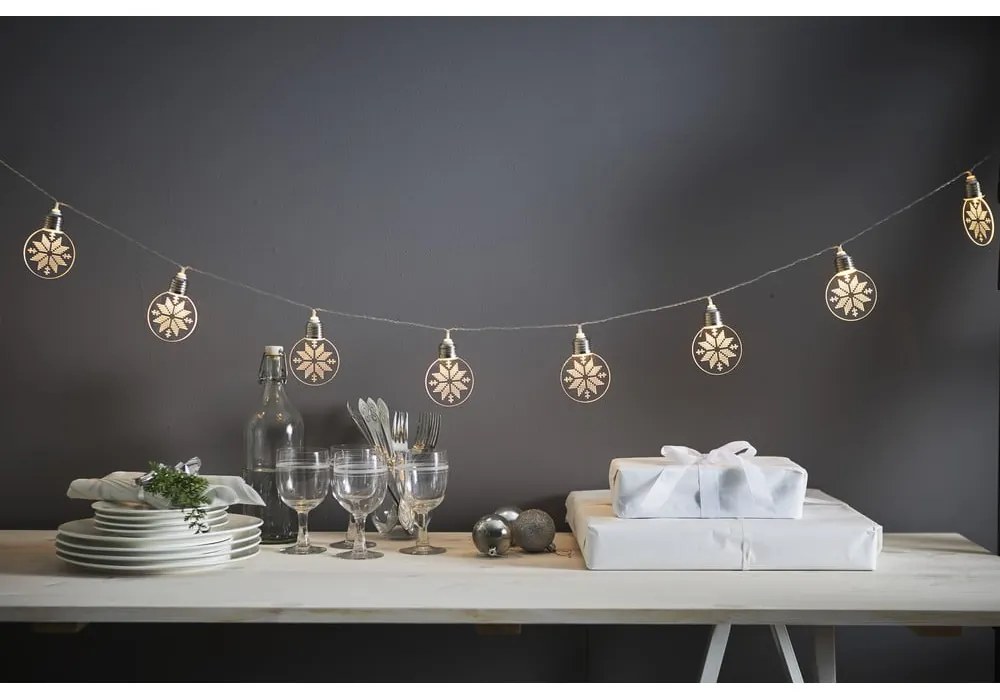 Ghirlandă luminoasă cu 10 de becuri, lungime 180 cm de Crăciun Ornament – Star Trading