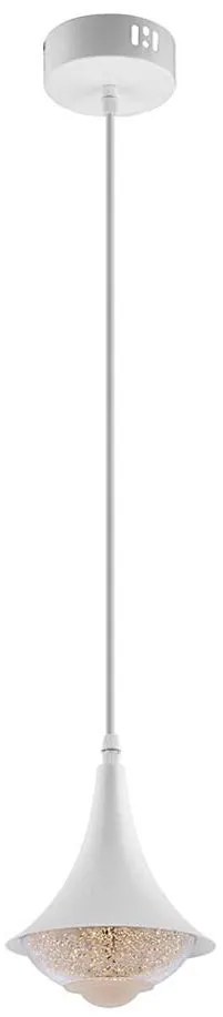 LED Lustra 1xLED/9W/230V alb