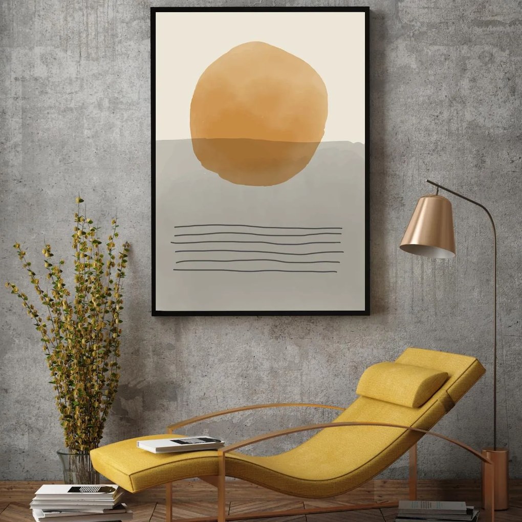 Poster - Abstracție pictată (A4)