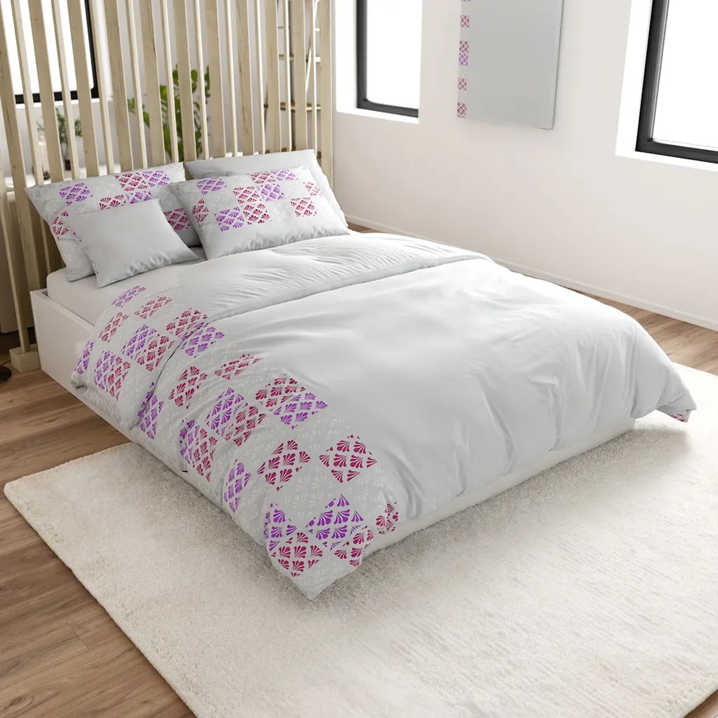 Lenjerie de pat din microsaten VELLARI, gri deschis Dimensiune lenjerie de pat: 70 x 90 cm | 140 x 200 cm