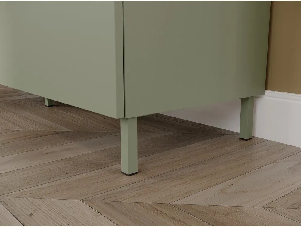 Comodă verde cu aspect mat 151x98x40 cm Savoca – Germania