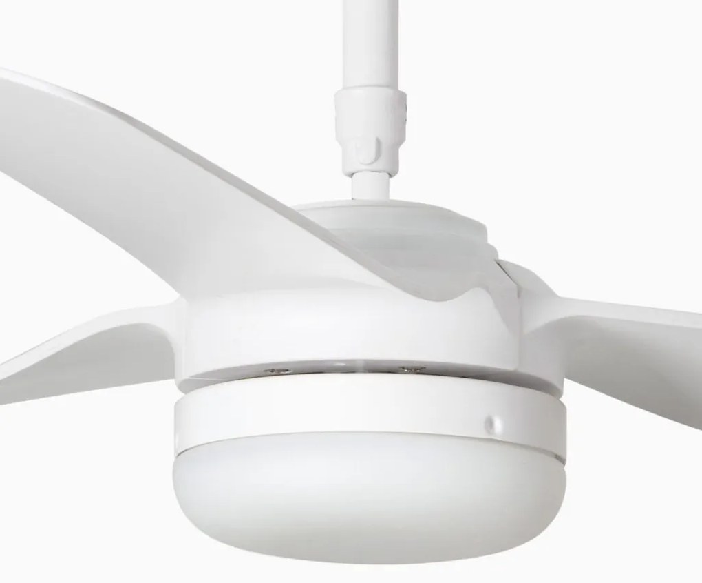 Lustra cu Ventilator si telecomanda PUNT M LED alb