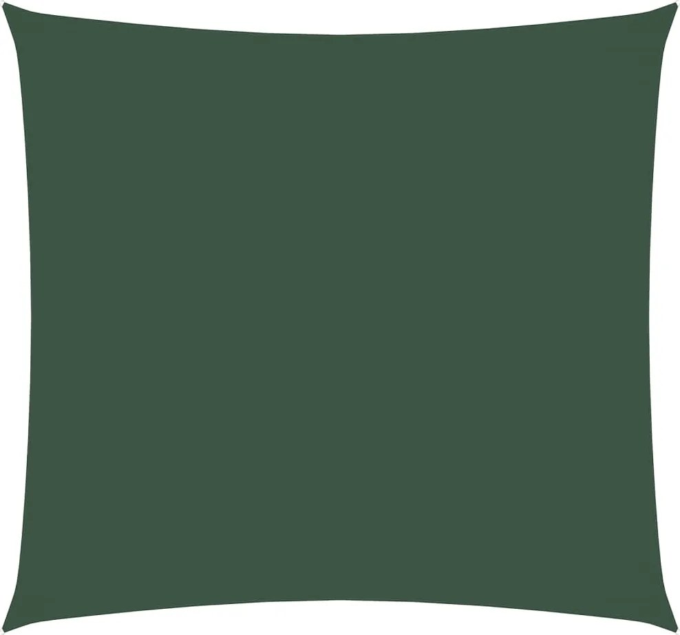 vidaXL Parasolar, verde închis, 4,5x4,5 m, țesătură oxford, pătrat