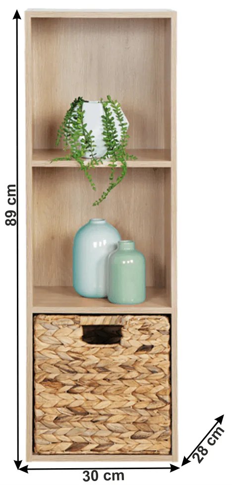 Etajera, stejar natural, SVION