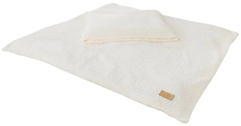 Lenjerie de pat pentru copii crem pentru pătuț 80x80 cm Seashells – Roba