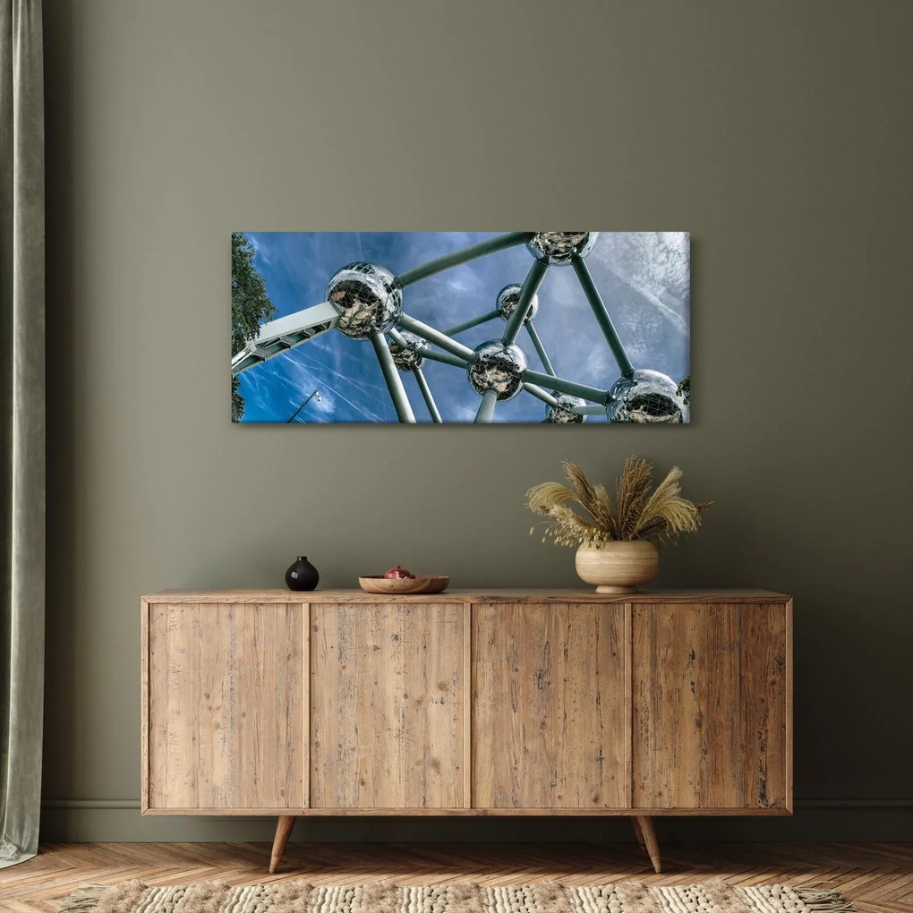 Tablou- atomium la Bruxelles (120x50 cm)