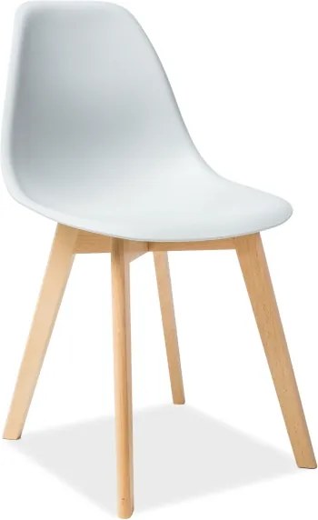 Scaun MORIS gri deschis