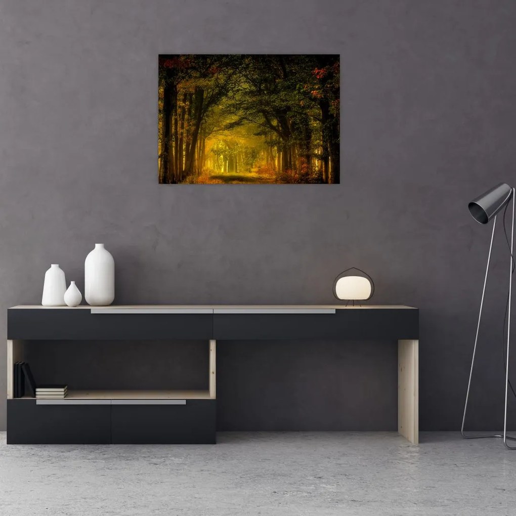 Tablou cu pădure (70x50 cm)