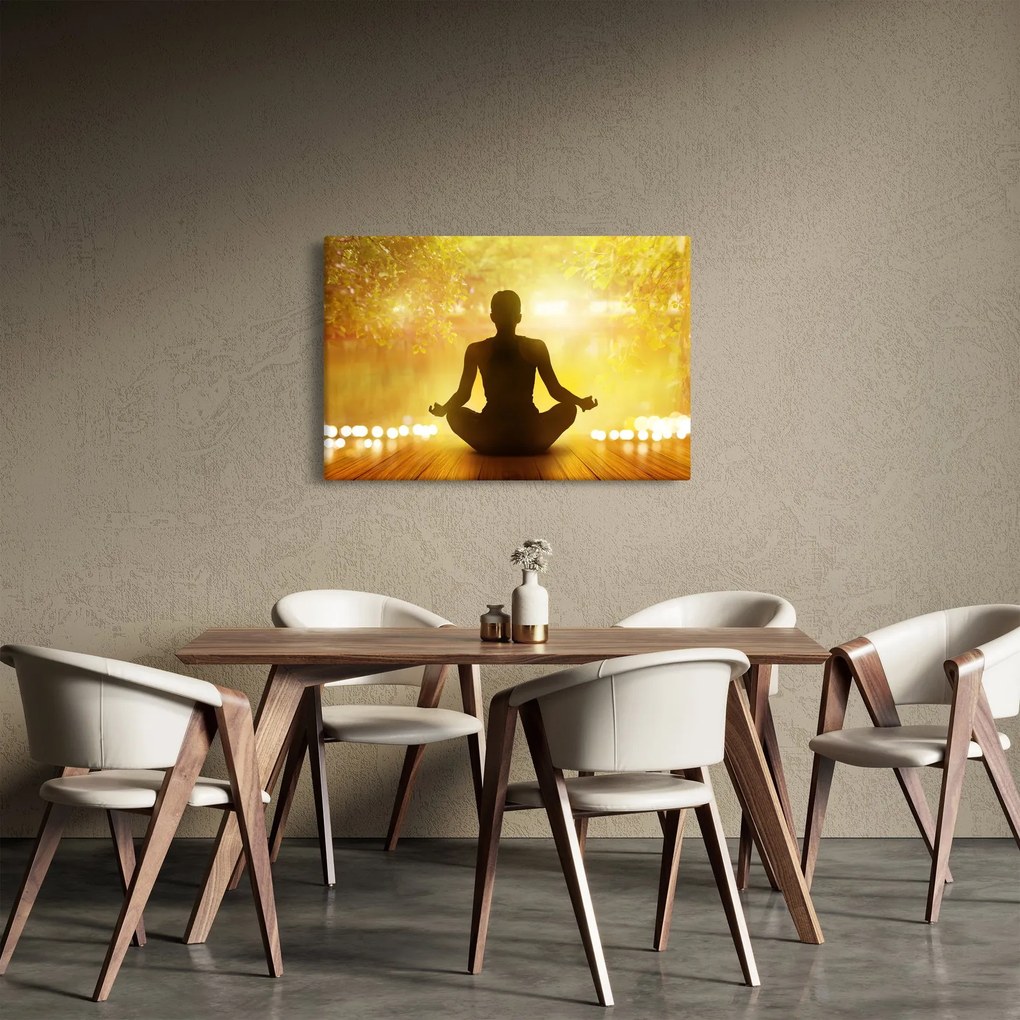 Tablou - meditare (90x60 cm)