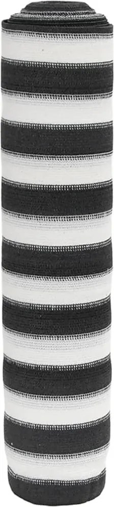 vidaXL Plasă protecție intimitate antracit/alb 1,5x25 m HDPE 150 g/m²