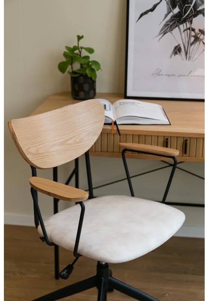 Scaun de birou Flat (bej + negru). 1098960