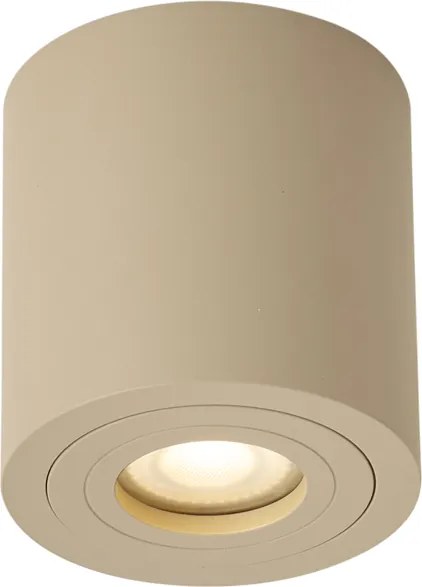 Spot de tavan modern Taupe GU10 50mm IP44 - Capa