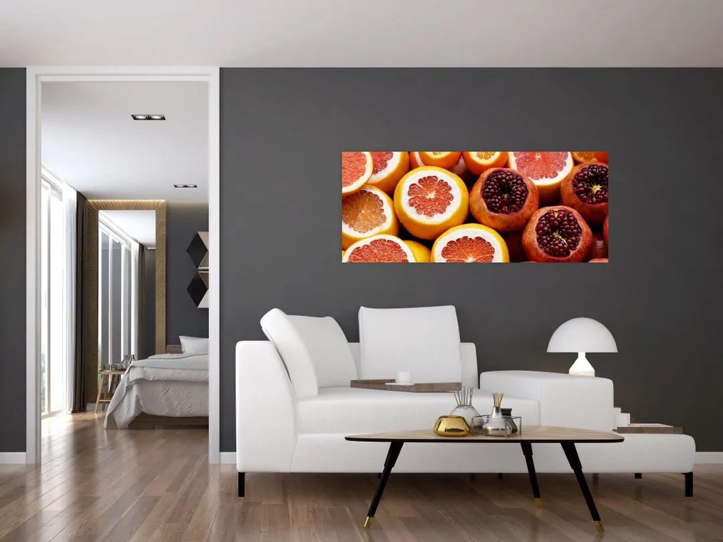 Tablou cu portocală și (120x50 cm)