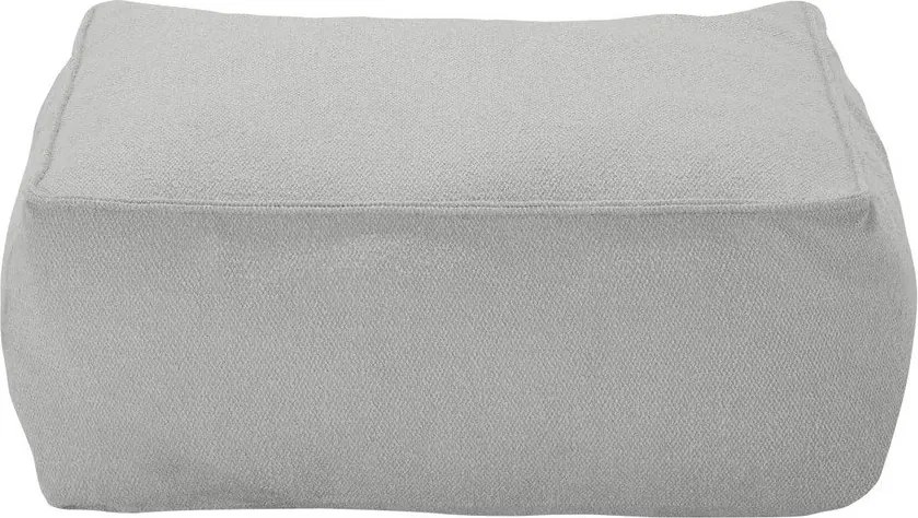 Taburet de grădină gri deschis cu tapițerie din țesătură bouclé Grow – Blomus