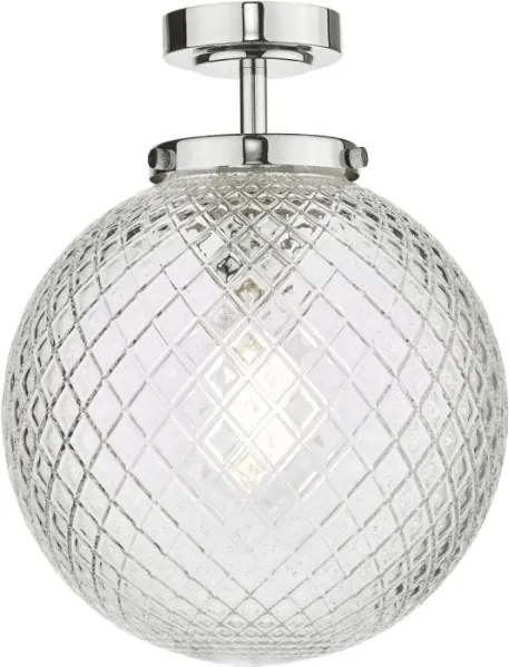 Där Lighting WAY0150 - Plafonieră pentru baie WAYNE 1xE27/40W/230V crom