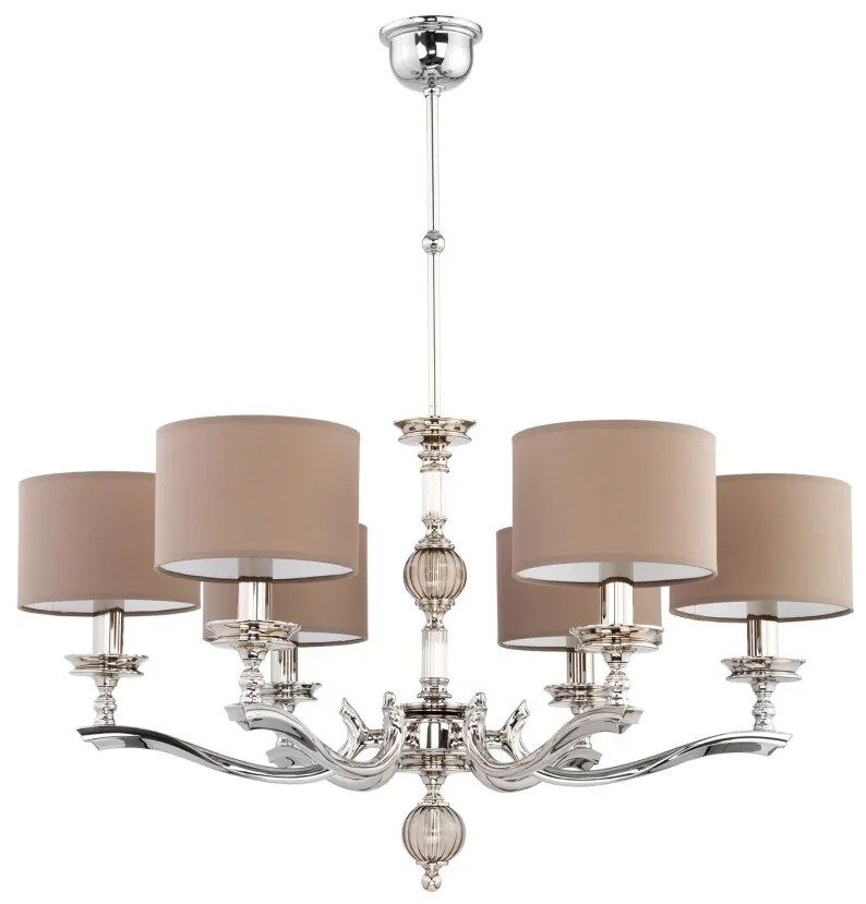 Candelabru 6 brate design modern realizat manual Tivoli
