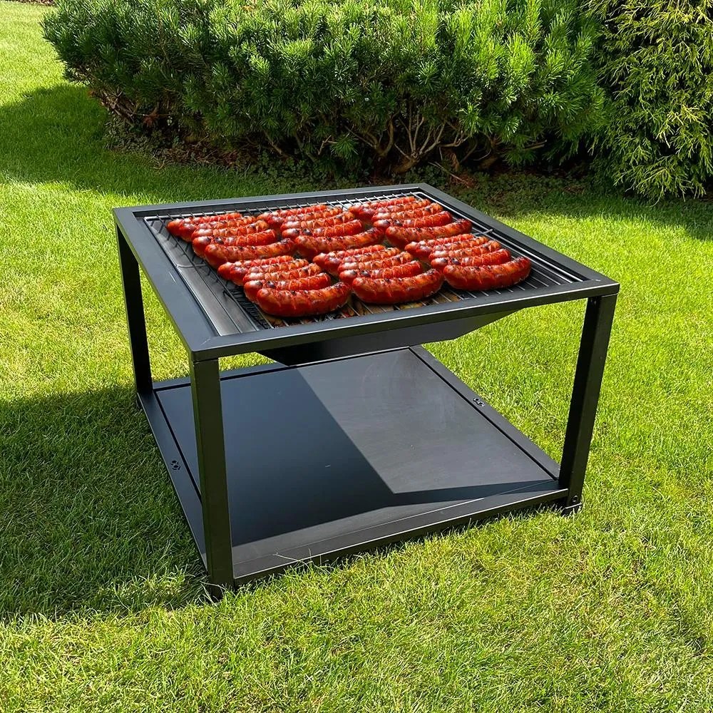 Vatră multifuncțională + grătar cu rotisor electric Avenberg ARIZONA