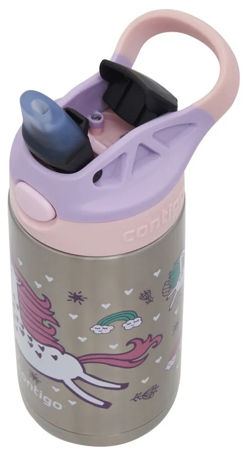 Sticlă termică pentru copii Contigo Easy Clean 380 ml Strawberry Unicorn