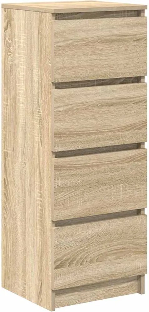 vidaXL Bufetă Stejar Sonoma 37,5x35x99 cm Lemn prelucrat