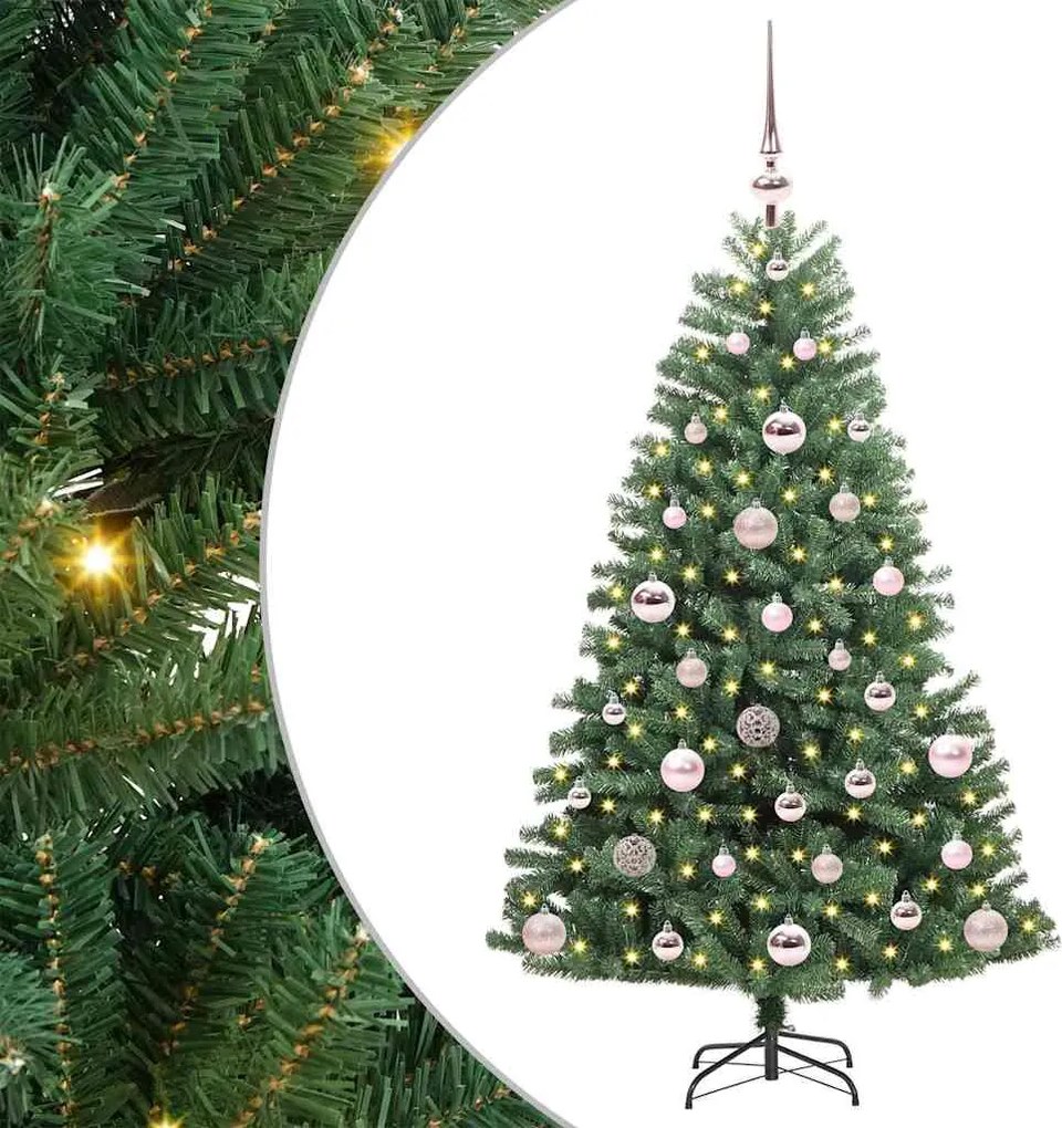 vidaXL Brad de Crăciun artificial cu ramuri articulare Verde 120 cm