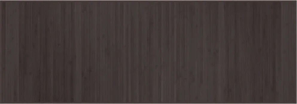 vidaXL Covor dreptunghiular, maro închis, 70x200 cm, bambus