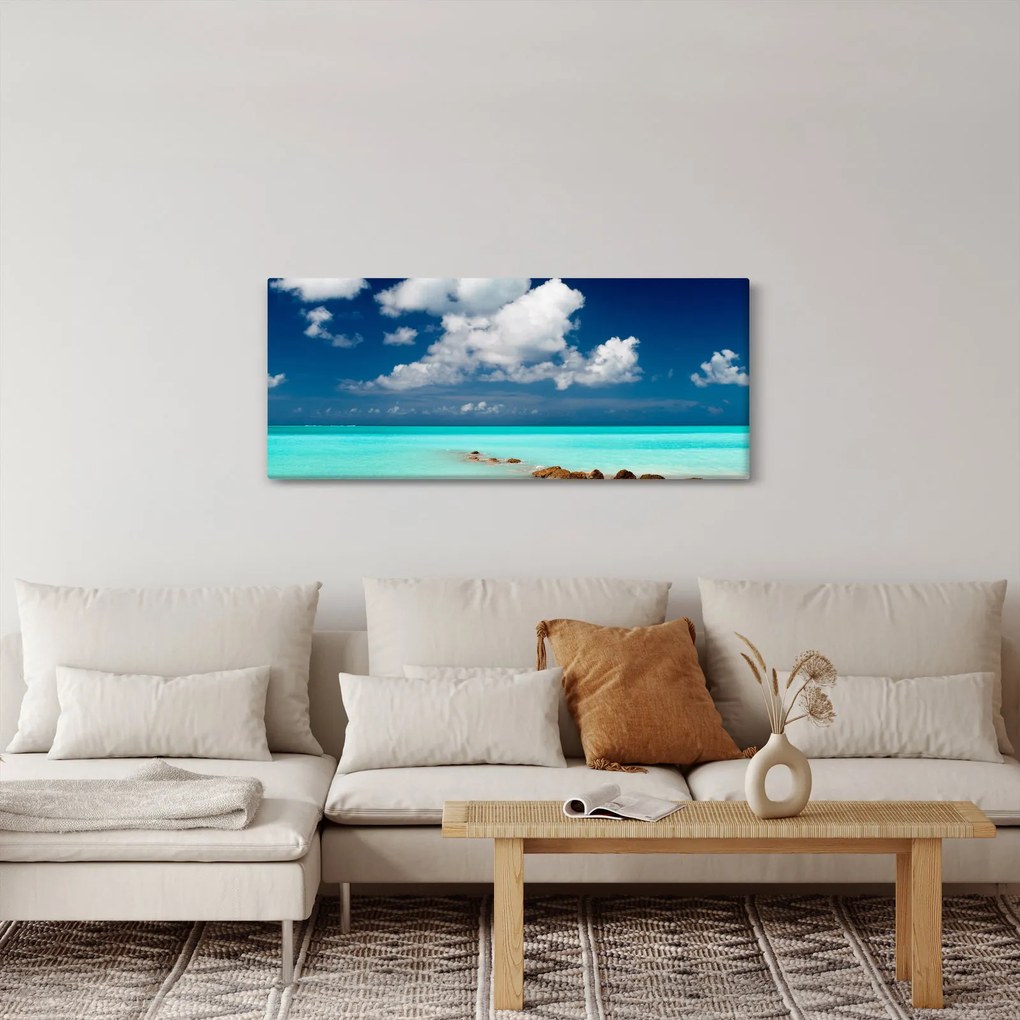 Tablou - Plaja tropică (120x50 cm)
