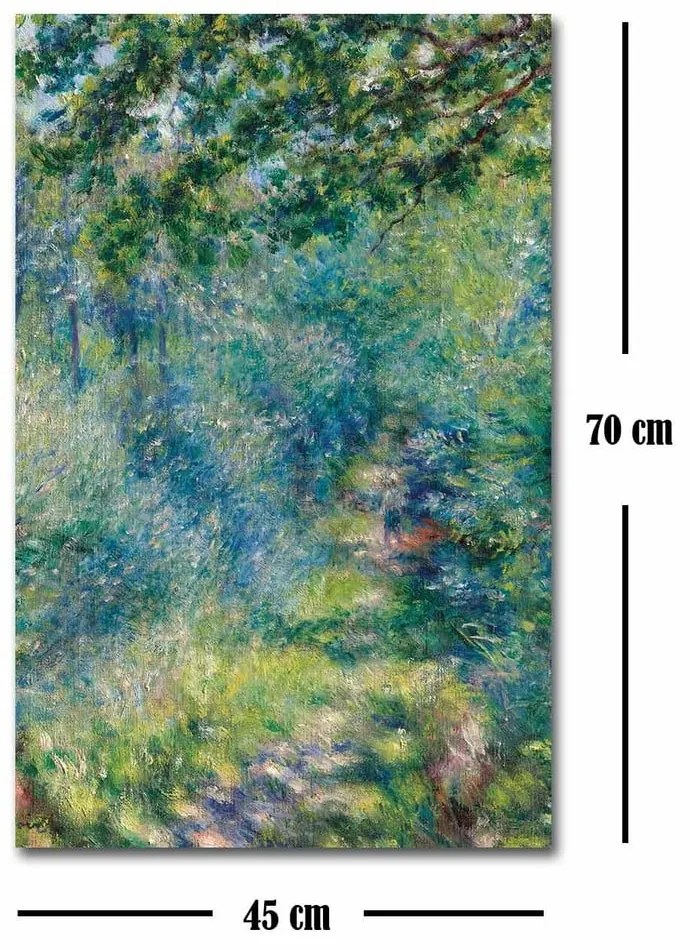 Reproducere tablou pe pânză Pierre Auguste Renoir, 45 x 70 cm