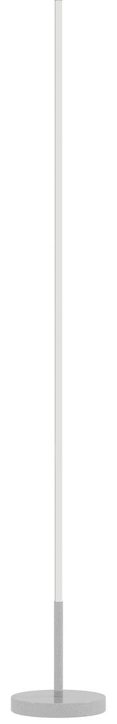 HOMCOM Lampă de Podea LED Reglabilă cu Telecomandă de 150cm Înălțime, Argintiu | Aosom Romania